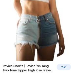 Revice Yin Yang Denim Woman’s Shorts Size 27